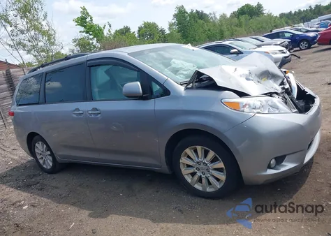 2012 Toyota Sienna Xle 7 Passenger из США, поврежденный, VIN 5TDDK3DC5CS044692